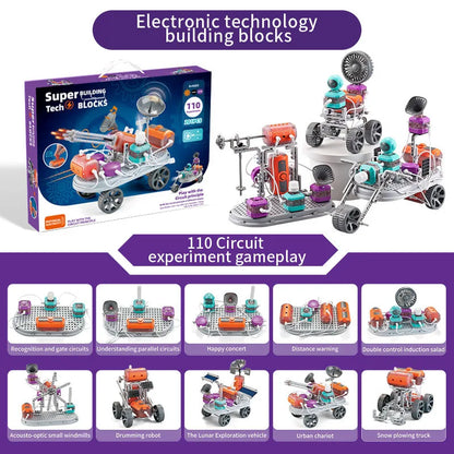 Kit Circuit Électronique Éducatif Enfant – Blocs STEM Électricité Magnétisme 8-14 ans