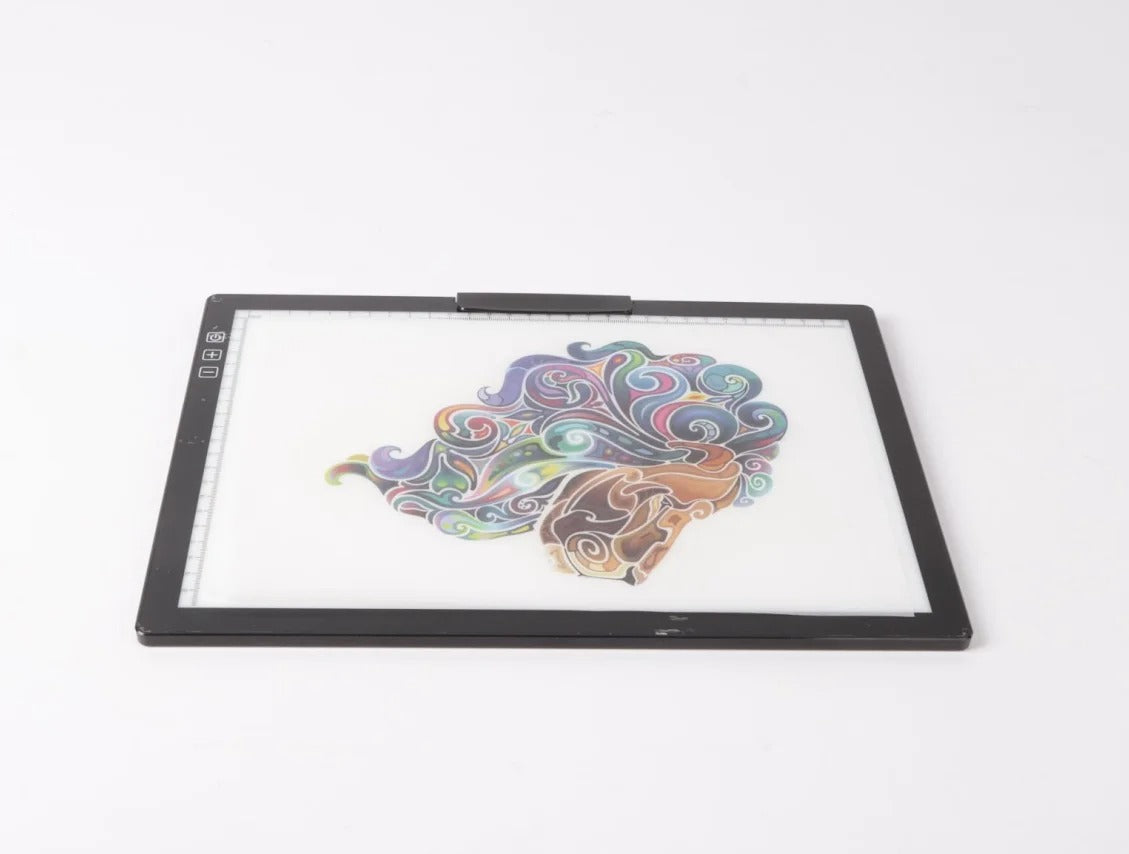 Tablette Lumineuse Dessin, Bloc de Traçage LED A4, planche