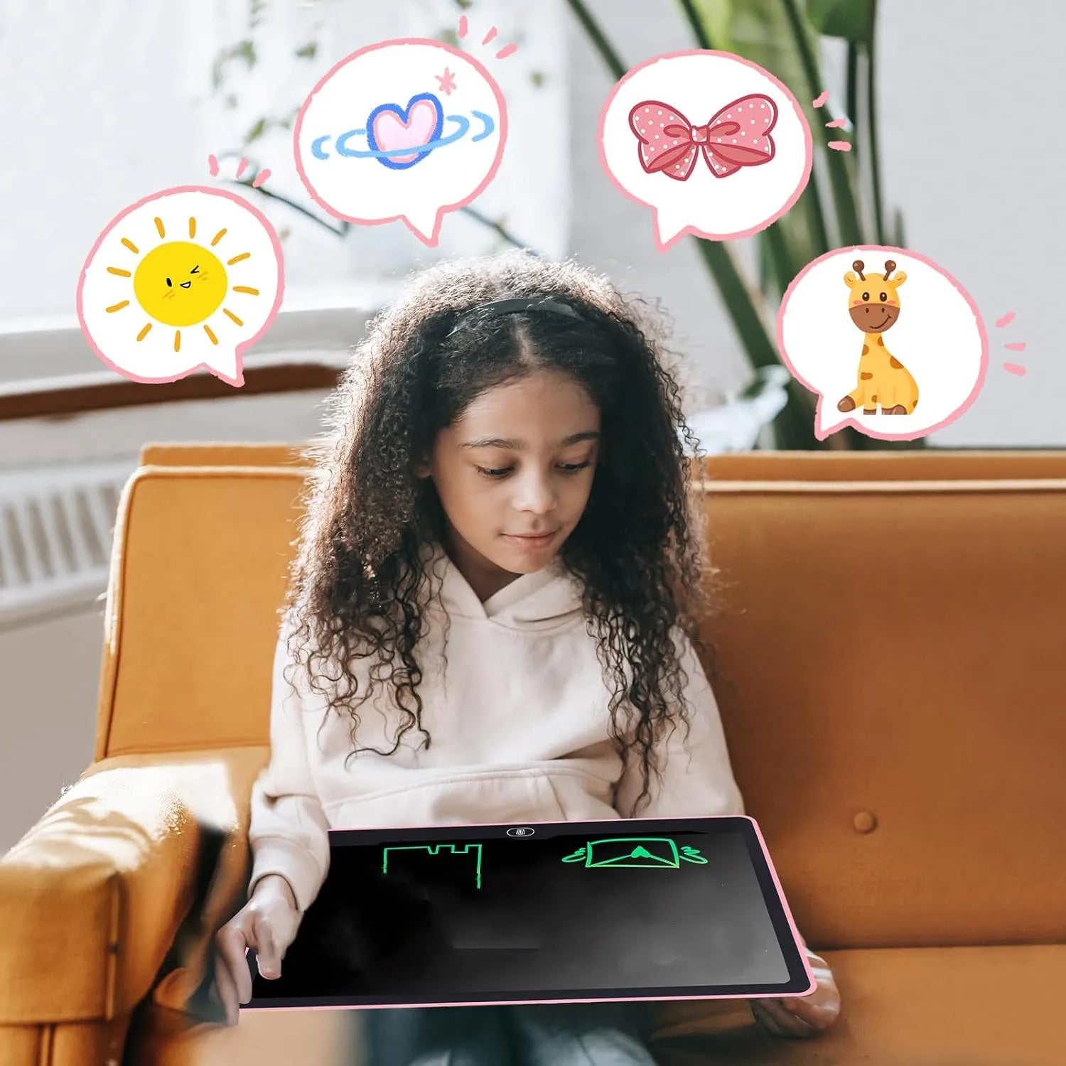 Tablette d'écriture, Bloc Notes LCD 16 pouces pour enfants, un instrument pour la créativité
