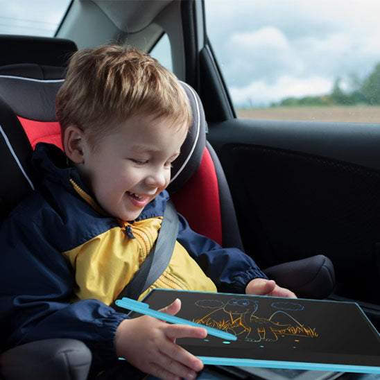 Tablette d'écriture, Bloc Notes LCD 16 pouces pour enfants, une planche facile à transporter dans un sac.