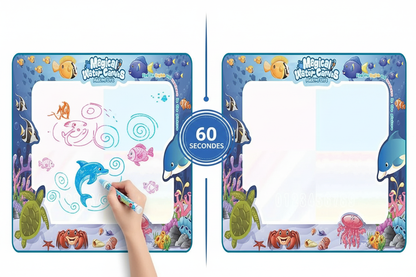 Tapis dessin à eau cadeau éducatif 3–7 ans activité anti‑écran