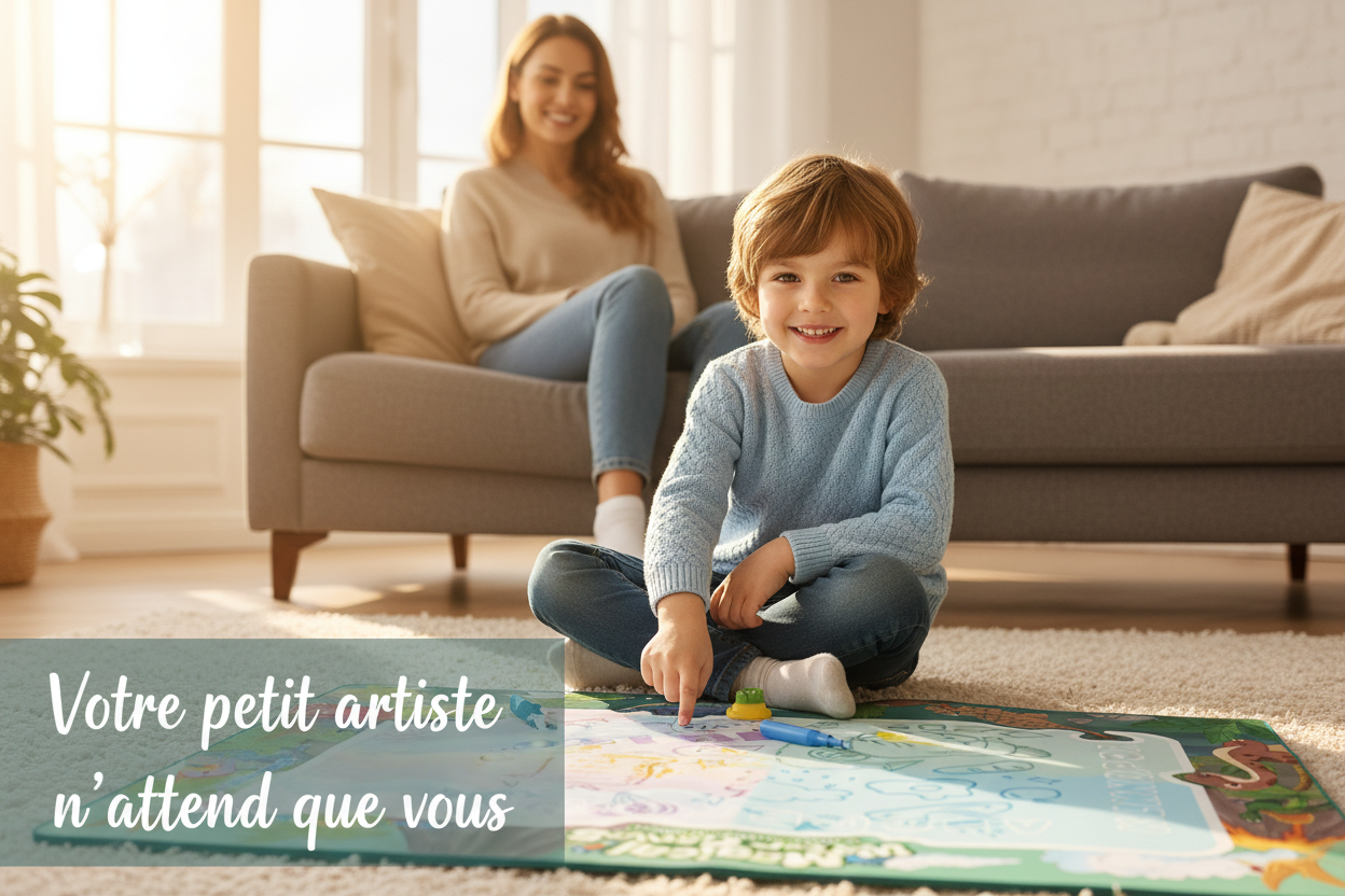 Jeu créatif sans encre développement motricité fine coordination œil‑main