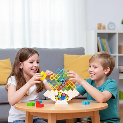 Tetra Tower | Jeu Coopératif d'Équilibre et de Stratégie