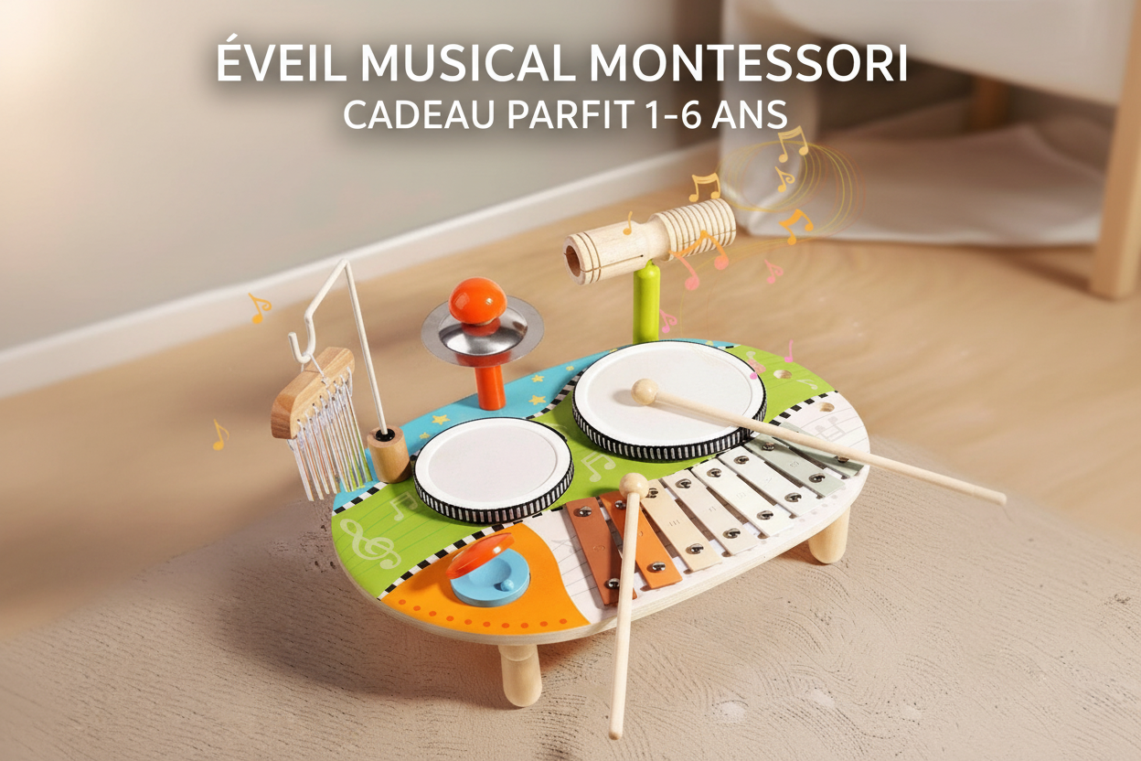 Éveil Musical Montessori - Cadeau Parfait