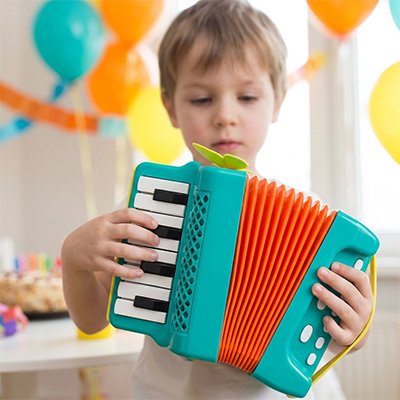 Accordeon enfant • instrument de musique Montessori intérieur extérieur