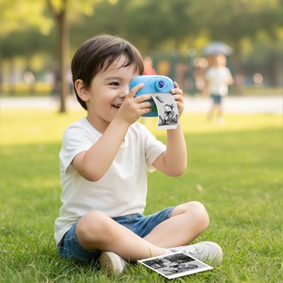Appareil photo enfant impression instantanée papier thermique