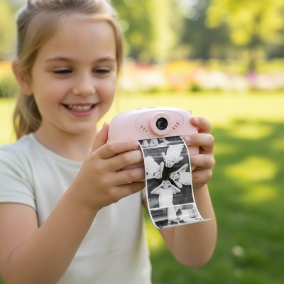 Appareil photo enfant imprimante, cadeau anniversaire