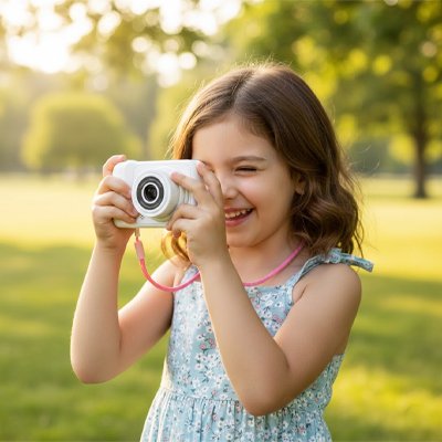 Appareil photo pour enfant 4K 20 MP écran IPS 2 pouces