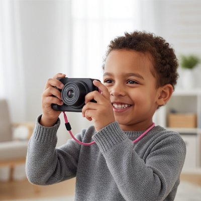 Appareil photo pour enfant numérique kids avec carte SD 32 Go 