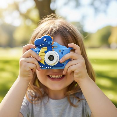 Appareil photo pour enfant silicone antichoc garçons filles 6–12 ans 