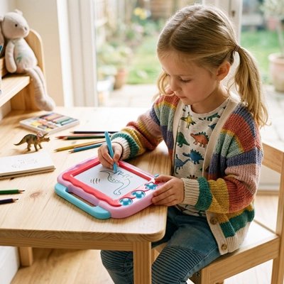 Ardoise magique •	cadeau noel fille 4 ans dessin magnetique 