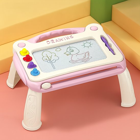 Ardoise magique • jouet éducatif motricité fine pré‑écriture portable poignée voyage voiture