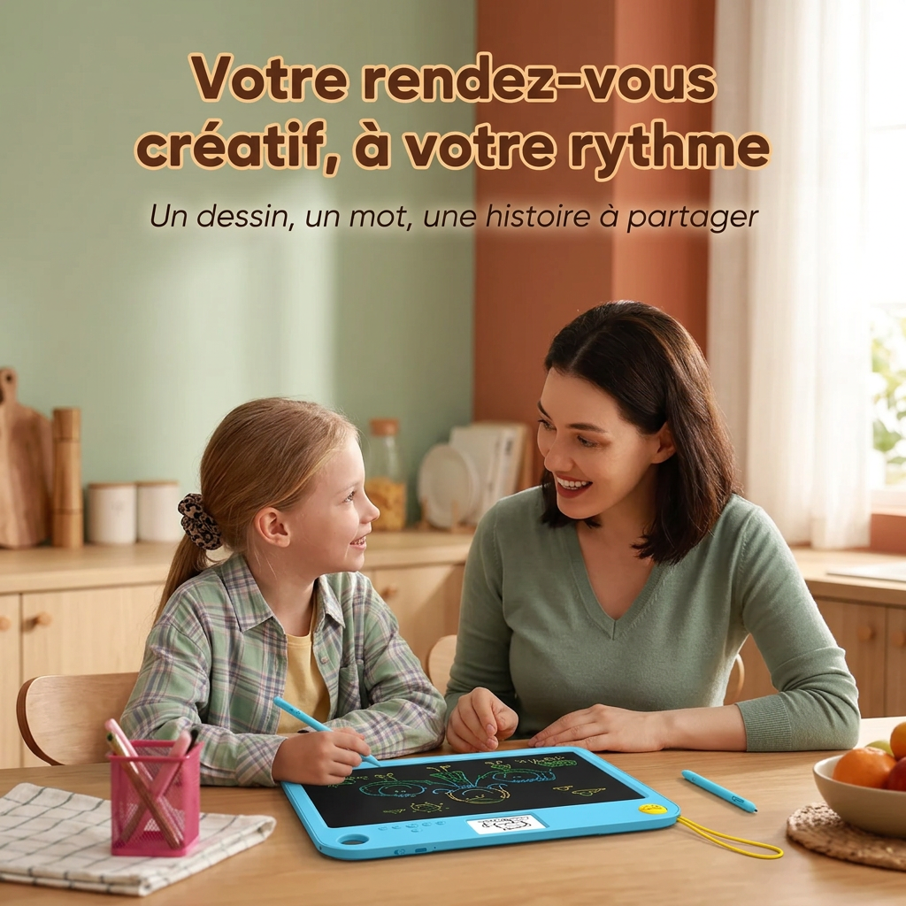 ardoise réutilisable pour apprendre l'écriture