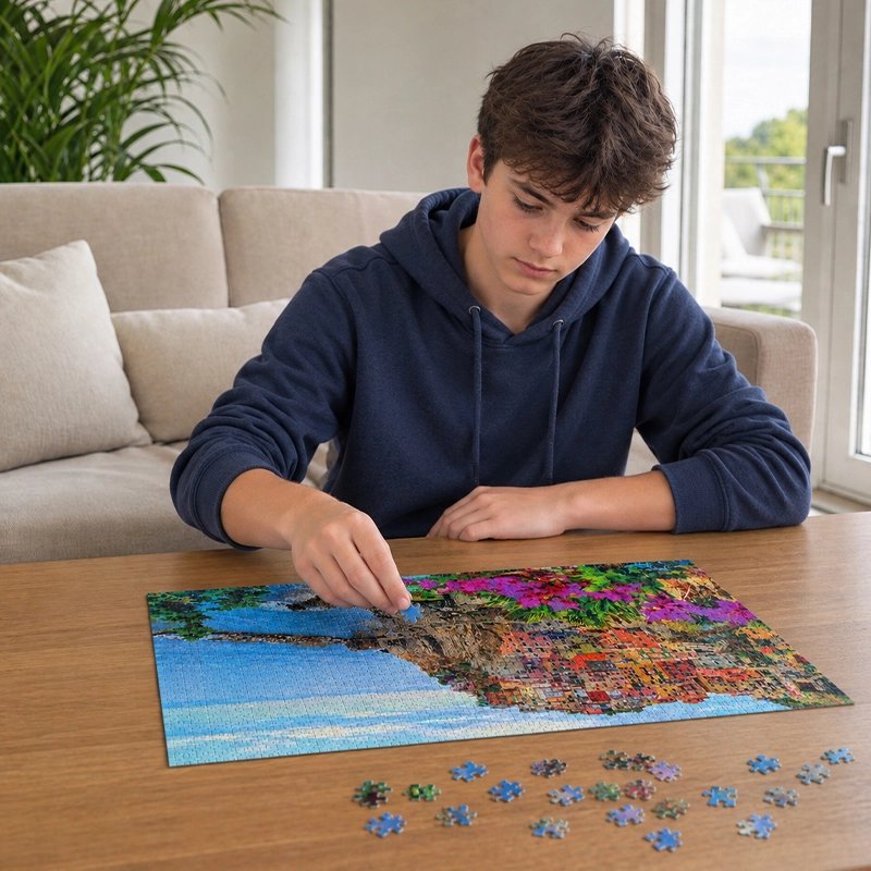 Assemblage photo de paysages pour adultes