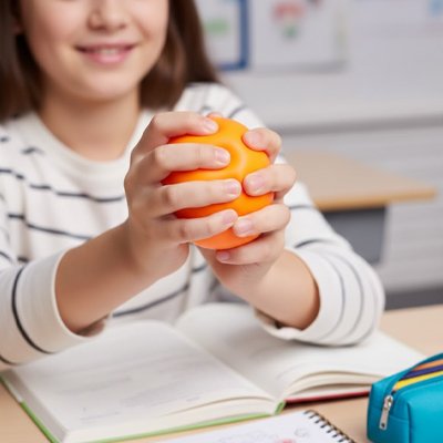 Balle anti stress, accessoire sensoriel anxiété enfant 