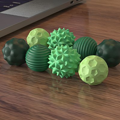 Balle anti stress, un jouet magnétique à presser