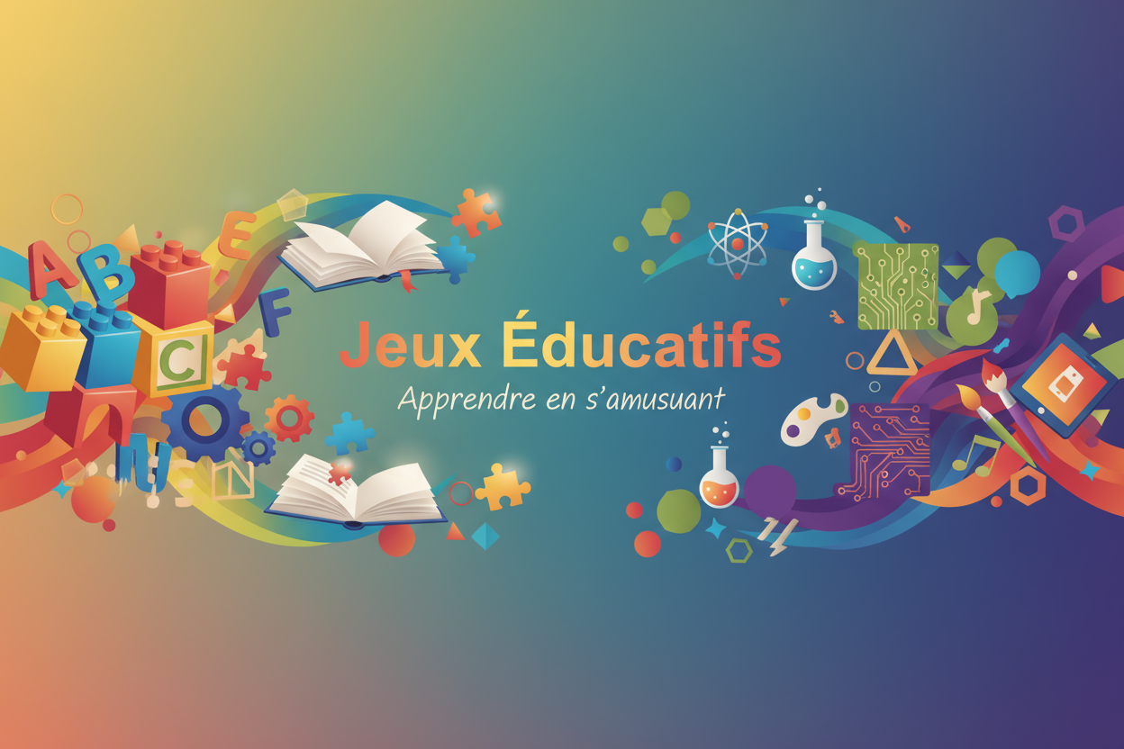 Bannière jeux éducatifs en français