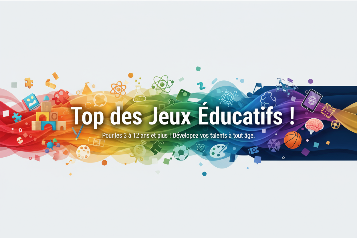 Bannière jeux éducatifs - Top des Jeux Éducatifs !