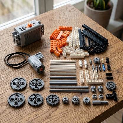 bloc de construction STEM robot motorisé avec télécommande 2.4 G