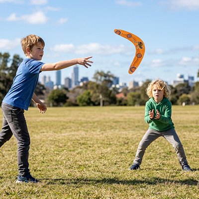 Boomerang • jeu coordination œil‑main motricité 