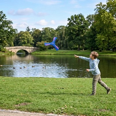Boomerang • jouet extérieur sécurité mousse couleurs vives