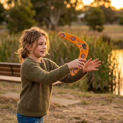 Boomerang • jouet lancer extérieur sans écran 14 ans et plus
