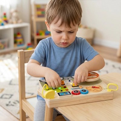 Busy board​ - jouet de voyage Montessori 3-6 ans