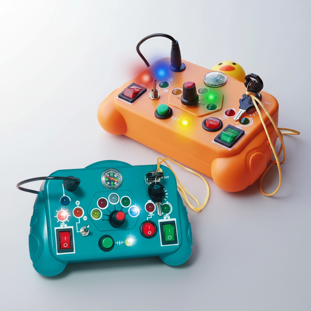 Busy Board Montessori LED deux couleurs