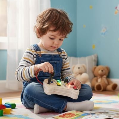 Busy board • planche occupée Montessori LED manette de jeu pour enfant 1–6 ans