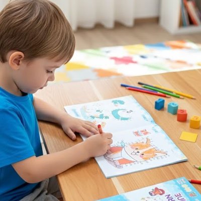 Cahier d'exercices, , jeu éducatif chiffres enfant