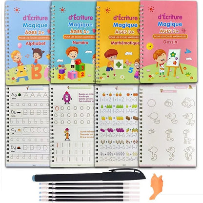 Cahier pour Apprendre à Écrire et Réutilisable - Jeu Éducatif Enfant