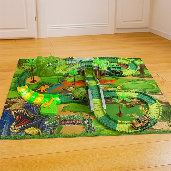 Circuit voiture enfant, jouet éducatif STEM 6–12 ans sans écran