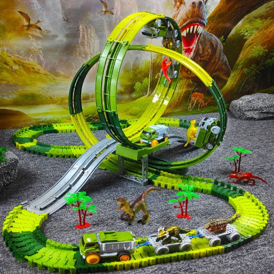 Circuit voiture enfant jouet éducatif STEM 6–12 ans anti-gravité