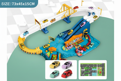 Circuit voiture enfant, jouet éducatif