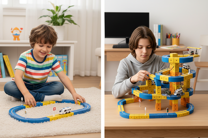 Circuit Voiture Magnétique – Évolutif 6-14 ans