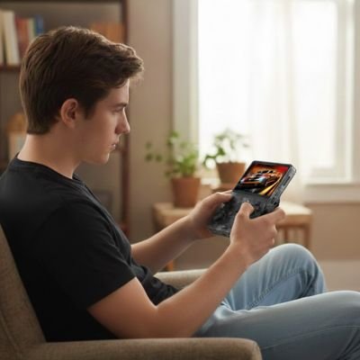 Console retro gaming • console rétro portable écran IPS 3,5 pouces Linux 64 Go jeux enfants 6–12 ans