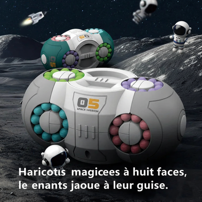 Haricots magiques huit faces enfants jouent cube fidget