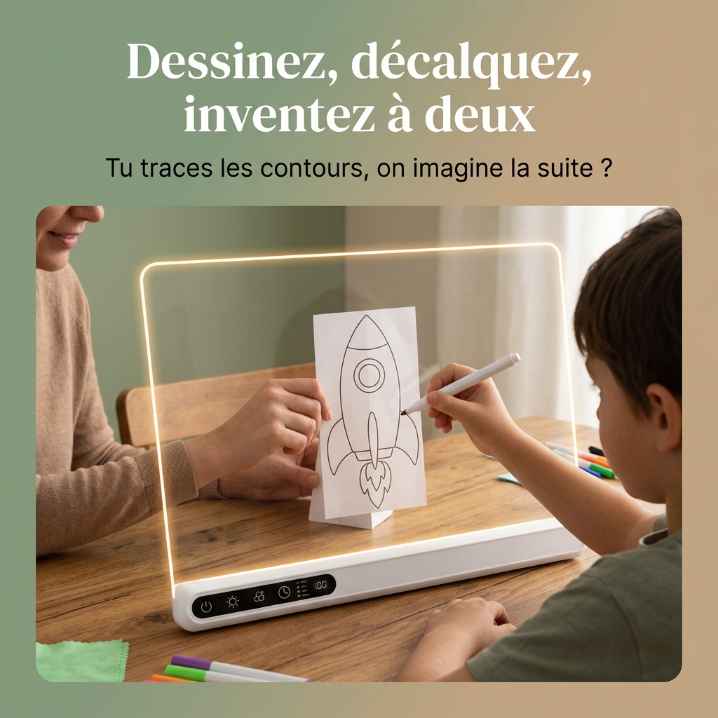 Dessinez, décalquez et inventez à deux