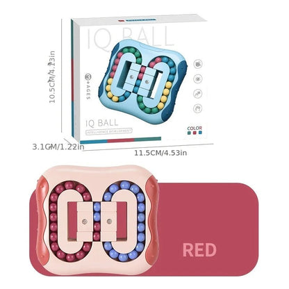 Fidget Carré Rotatif avec Perles pour Enfants - Jeu Éducatif Enfant