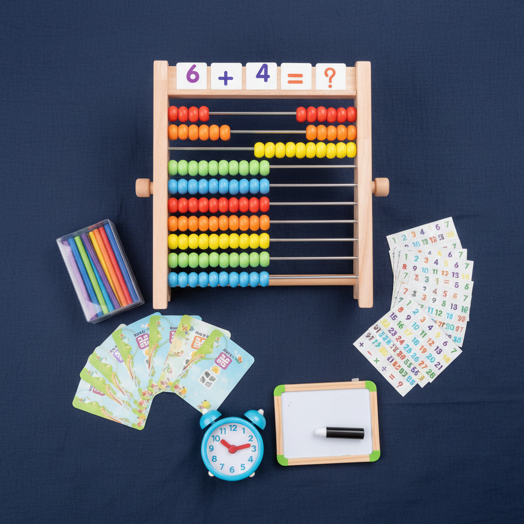 Flat lay kit complet boulier fond navy