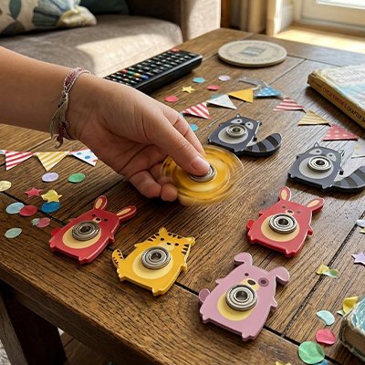 Hand spinner • fidget kawaii 3–6 ans 6–12 ans amélioration concentration