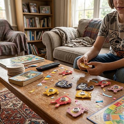 Hand spinner • fidget spinner animaux kawaii anti‑stress enfant sans écran