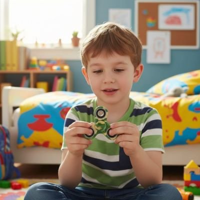 Hand spinner​ • fidget spinner arc‑en‑ciel enfant 6–12 anti‑stress