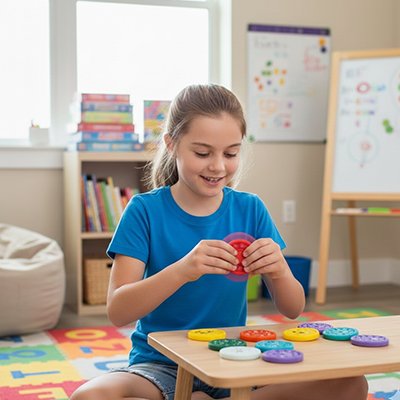 Hand spinner • jeu de classe Montessori mathématique anti‑stress rotation