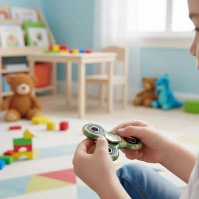 Hand spinner​ • jouet de poche edc anti‑stress pour enfants 3–6 et 6–12