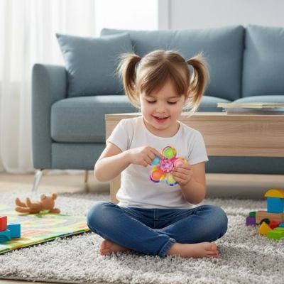 Hand spinner​ • jouet sensoriel autisme concentration motricité fine