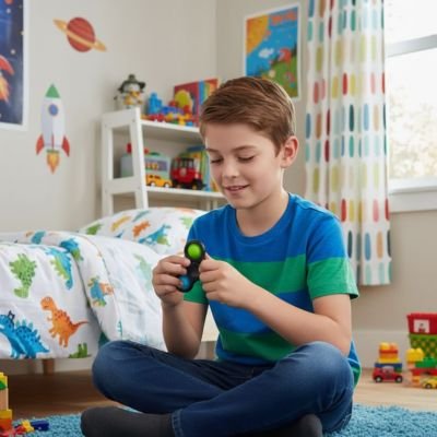 Hand spinner​ • spinner à main arc‑en‑ciel TDAH anxiété concentration