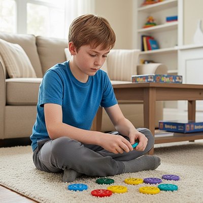 Hand spinner • spinner éducatif pour 3–6 ans calcul ludique à la maison