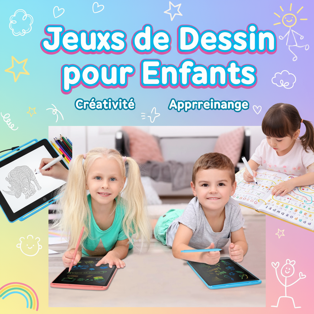 Image promotionnelle - Jeux de dessin pour enfants