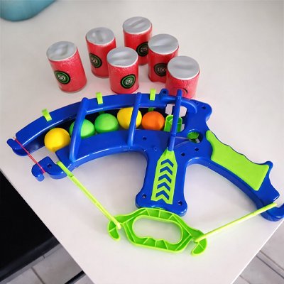 Jeu d adresse, cible velcro avec balles souples 